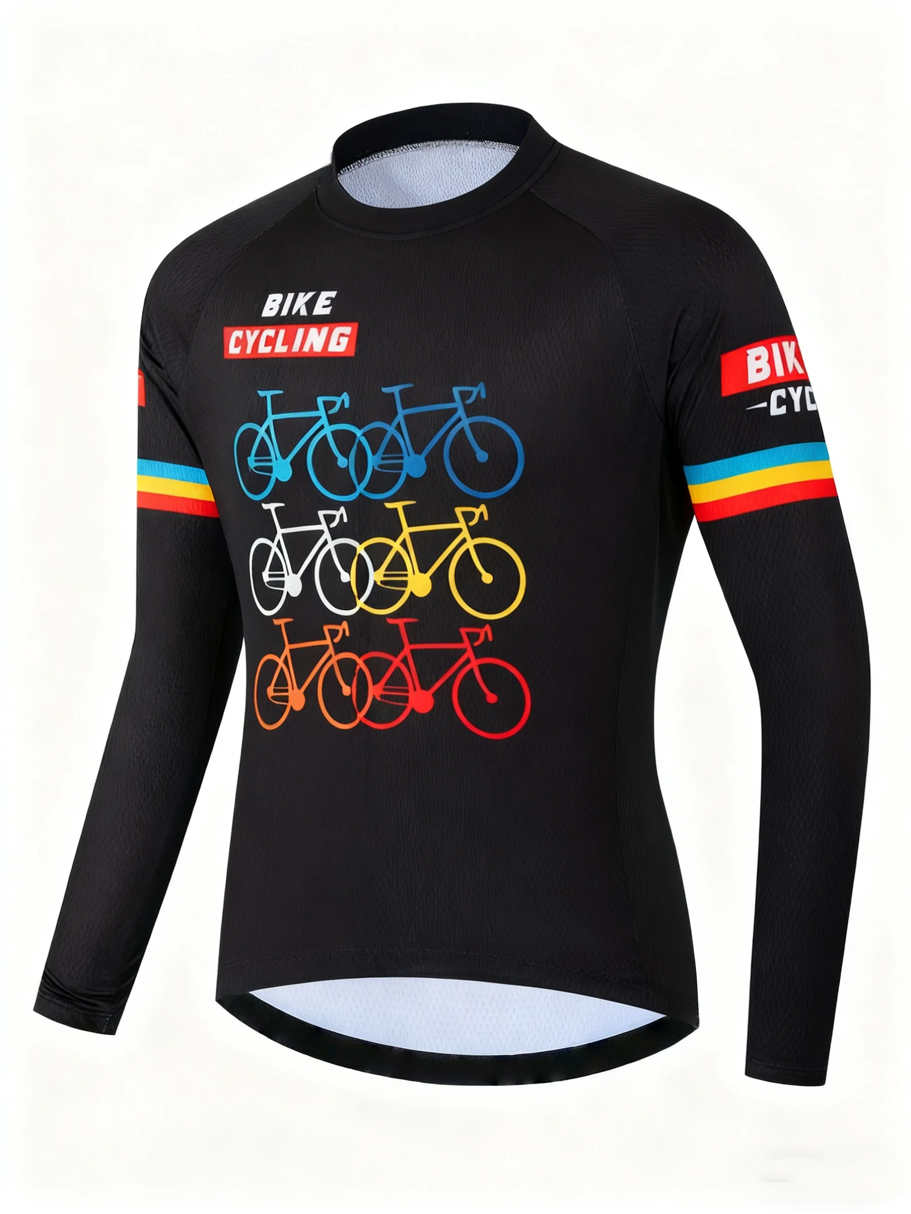 

Multi-style 3D Printed Breathable Quick-dry Long Sleeve, Racetrack Spotlight, Grab Your Unique Cycling Jersey Quickly