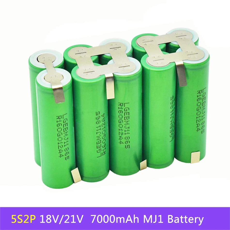 18650 MJ1 3000mAh 6000mAh 20 amperów 3S 4S 5S 6S 8S 7.4V 12.6V 14.8V 18V 25.2V 29.6V na śrubokręt baterii spawania akumulator