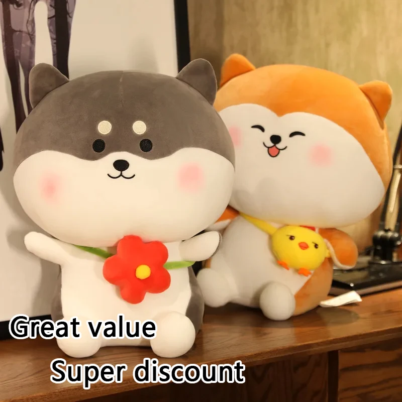 

Husky Cute And Interesting Comfort Soft Fill Plush Toys 23cm Cartoon Creative Dog Series Corgi Cute Doll Pillow Boys Girl Gifts