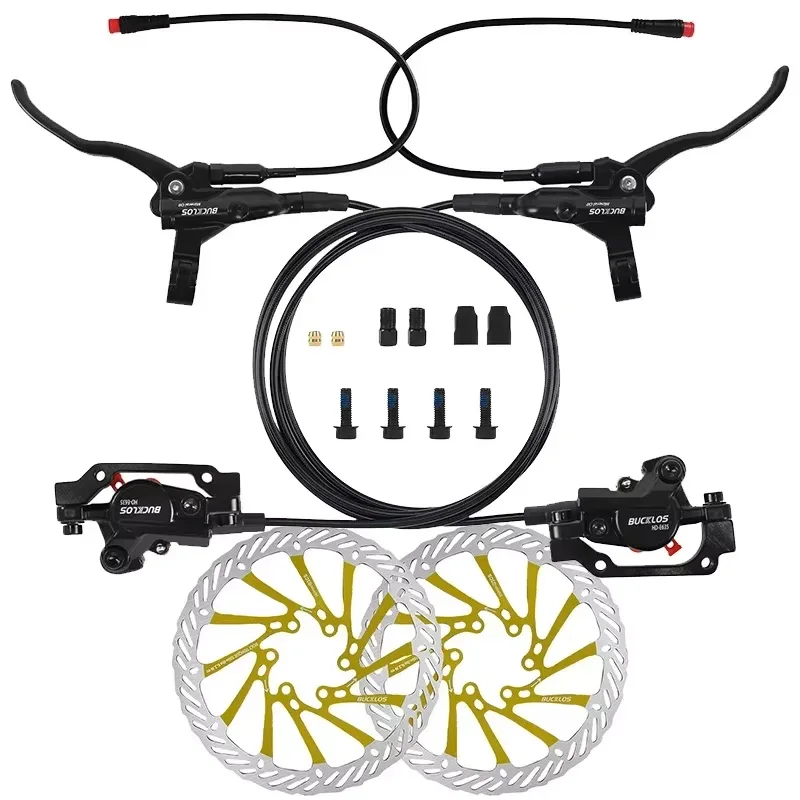 2-zuiger e-bike schijfremset Power Off fiets hydraulische schijfrem E-scooter Power Control Shifter fietsremmen 160 rotoren