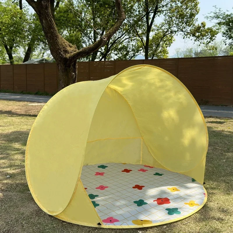 

Мгновенная всплывающая палатка, портативное укрытие от солнца для кемпинга, пляжного пикника, простая установка, защита от ультрафиолета, легкая уличная палатка