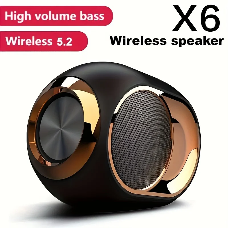 Portable Wireless Speaker Bluetooth Waterproof Speaker TWS Stereo Speaker 3D Bass Speaker with Hands Free Call Audio Accessories