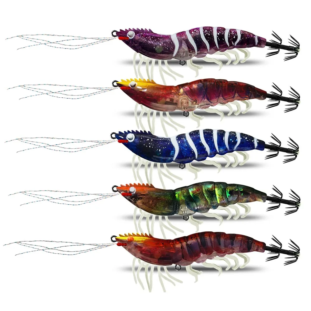 Señuelo calamar Jigging luminoso – cebo hundible pulpo sepia - imagen 2