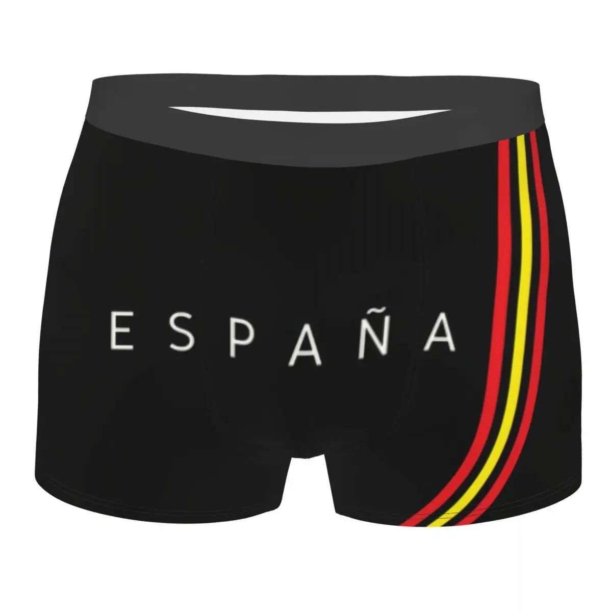 Spain Flag Boxer Shorts For Men 3D Printed Male Spanish Patriotic Underwear Panties Briefs Breathbale Underpants