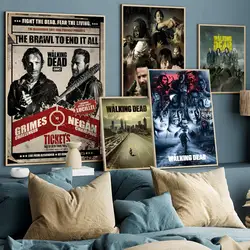 The Walking Dead Wall Art Poster Prints Nordic Aesthetic Picture Canvas Painting  for Living Room Bar Gaming Boy Home Decoration