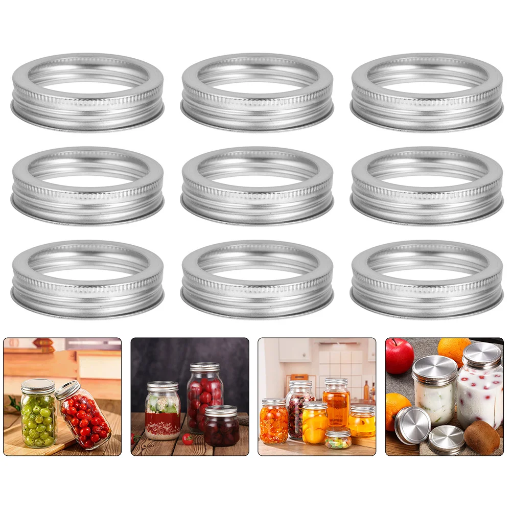 

20Pcs Highgrade Tinplate Can Lids Perfect Workmanship Multipurpose Sealing Caps Freshness Preserving Canning Lids