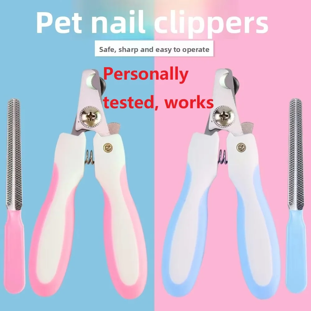 

New Dog Nail Clipper Scissors Kitten Nail Toe Claw Clippers Trimmer Labor-Saving Grooming Tools for Animals General Pet Supplies