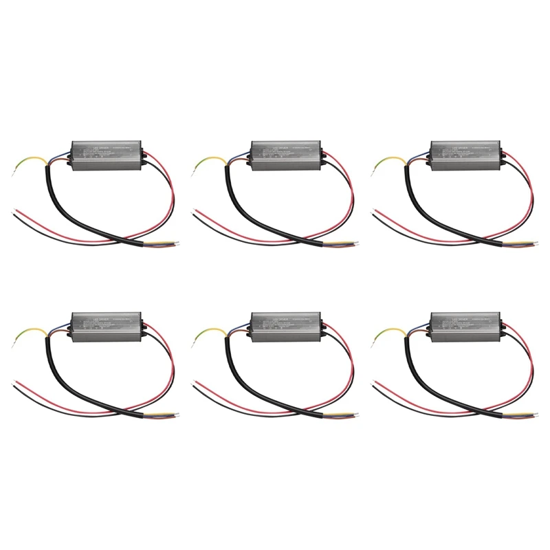 6X 30W LED Driver Constant Current Driver Power Supply Transformer Waterproof