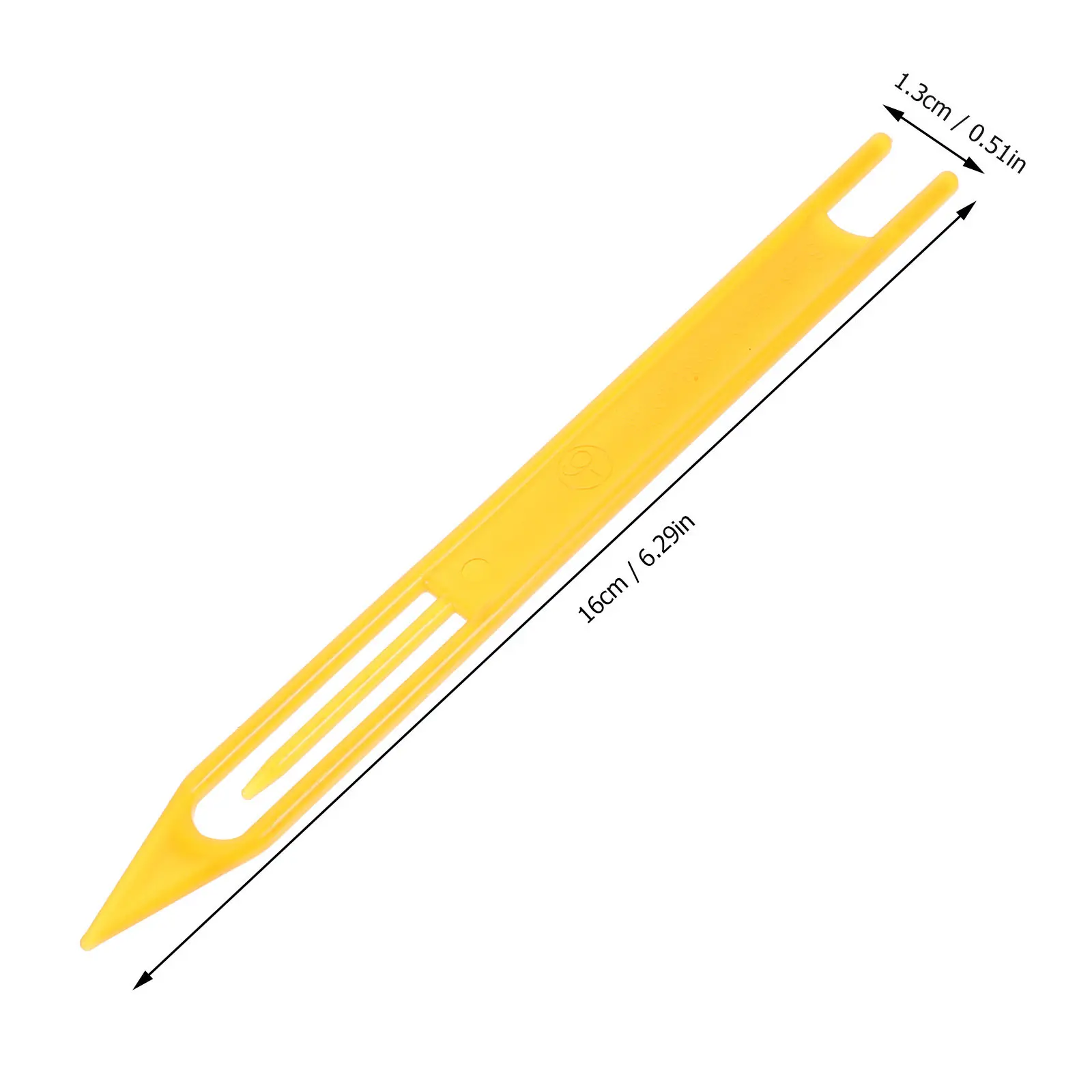30Pcs Professional Net Shuttle Tool Plastic Fish Net Needle for Knitting Mending Nets Sewing Craft Repair Kit 1.3x16cm Smooth