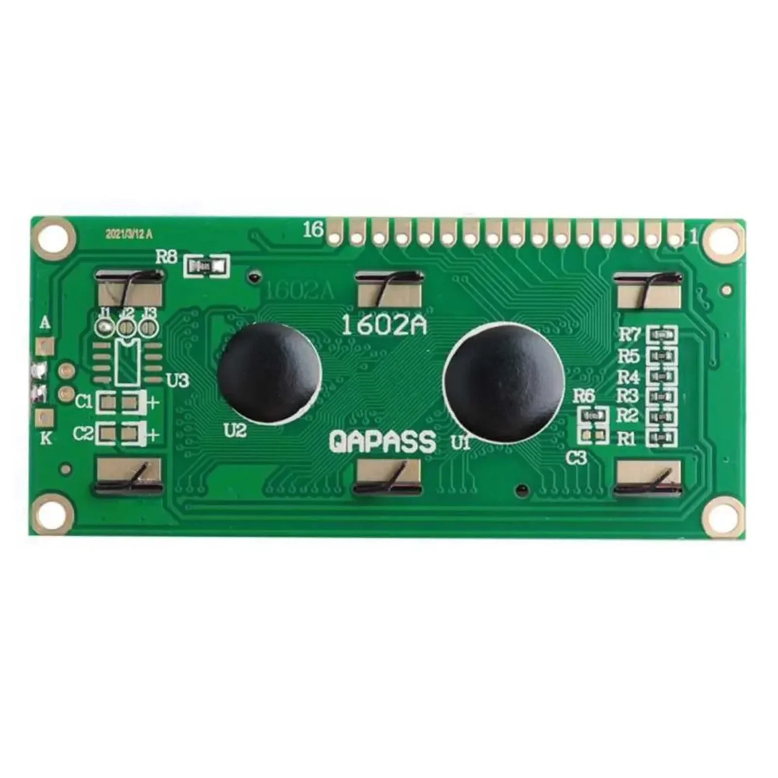1/2/5PCS LCD1602 1602 LCD Module Blu Screen 16x2 Character LCD Display PCF8574T PCF8574 IIC I2C Interface 5V for Arduino