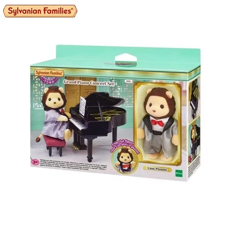 Original genuine product SYLVANIAN FAMILIES Anime Action Figures pianist Set Toys Kids Toy Birthday Gift