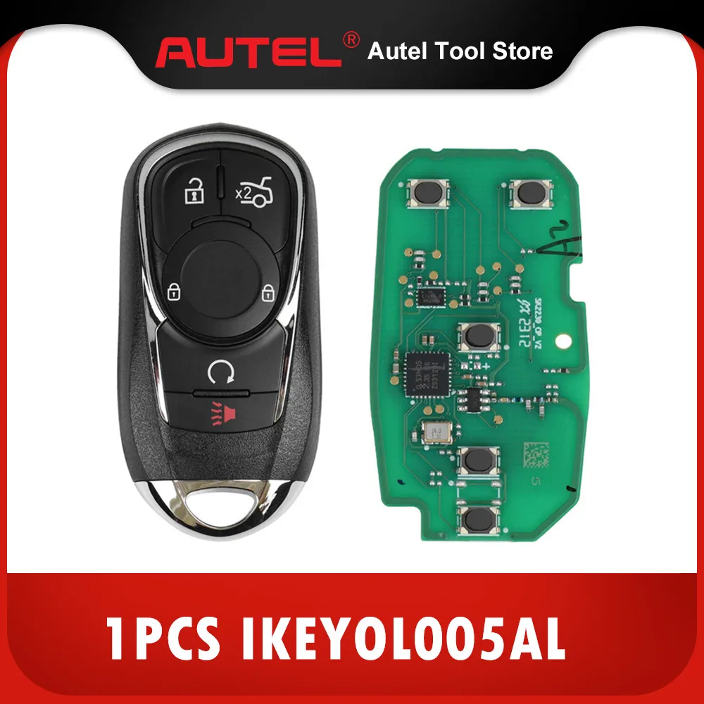 

AUTEL IKEYOL005AL 5 Buttons 315/433 MHz Independent Universal Smart Key 1Piece