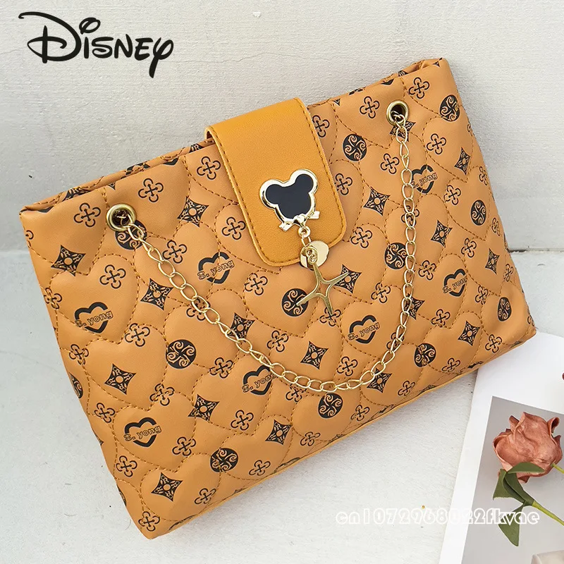 Disney Mickey neue Damen handtasche modische hochwertige Damen Umhängetasche Cartoon große Kapazität Pendler Damen Tasche