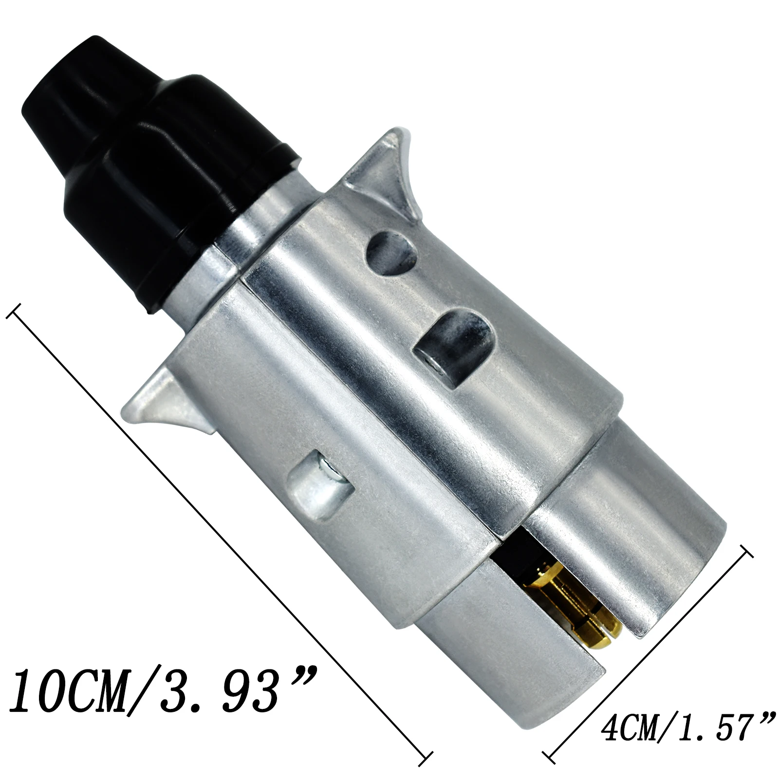 1 قطعة 7 دبوس مقطورة سبائك الألومنيوم المقابس 12 فولت شاحنة سحب سحب الكهرباء موصل الأسلاك موصل محول الاتحاد الأوروبي التوصيل RV اكسسوارات