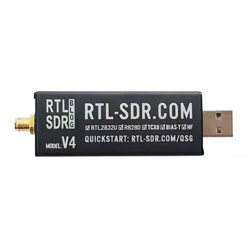 A91P For RTL-SDR Blog RTL SDR V4 R820T2 Upgrade To R860T RTL2832U 1PPM TCXO 1PPM TCXO SMA RTLSDR Software Defined Radio With Ant