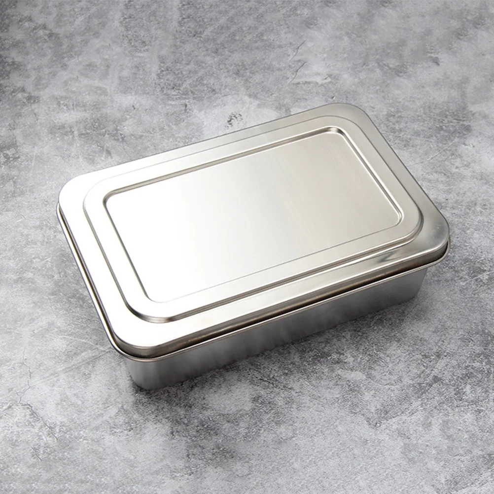 

Stainless Steel Food Container Portable Bento Box Leakproof Lunch Box For Fresh-Keeping Kitchen Food Storage Containers