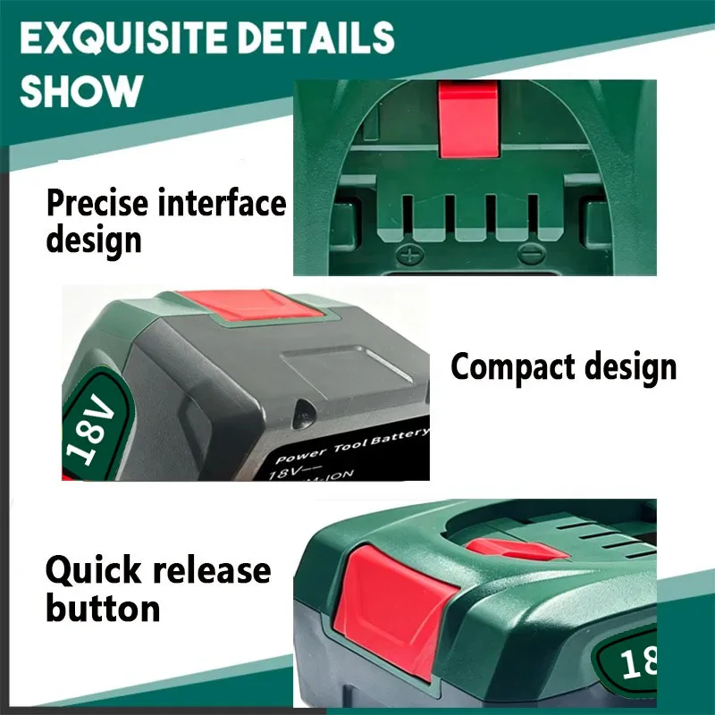 For Bosch PBA 18V 6.0Ah-12.0Ah Rechargeable Battery Replacement For Bosch Power Tool AL1880CV AL1810CV AL18815CV AL1830CV