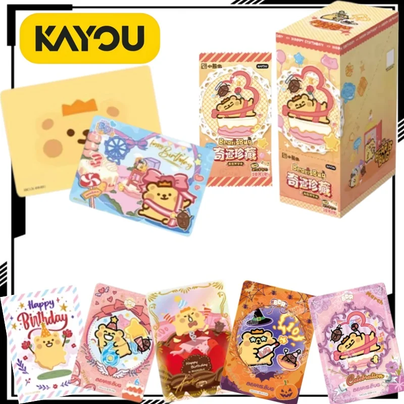 

Коллекционная карточка KAYOU Bearisbug: Жизнь насекомых вечно. Мультяшная карточка Bearisbug. Аниме-мерч. Праздничный подарок. Модная игрушка.