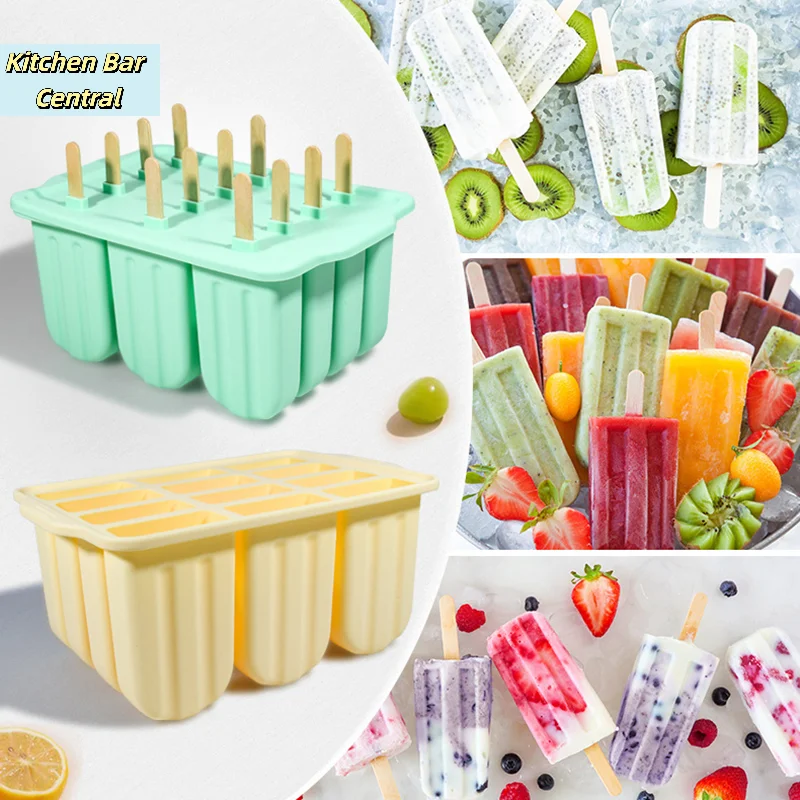 【forma-de-silicone-para-sorvete-com-12-compartimentos-e-tampa-facil-de-desenformar-bandeja-para-picole-para-freezer-bandeja-de-gelo-caseira-utensilios-de-cozinha】