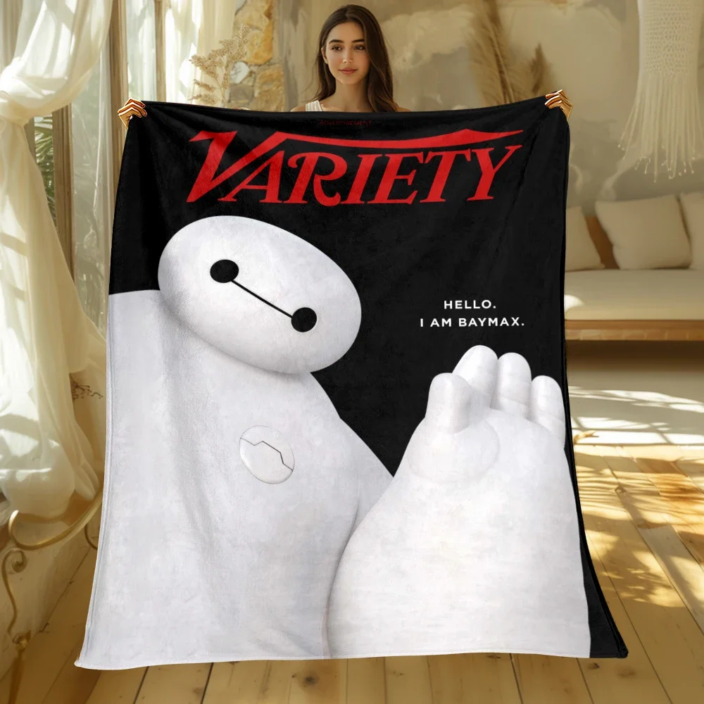 Big Hero 6 HD Printed Flannel Thin Blanket.Four Season Blanket.for Sofa,beds,living Rooms,travel Picnic Blanket Gifts