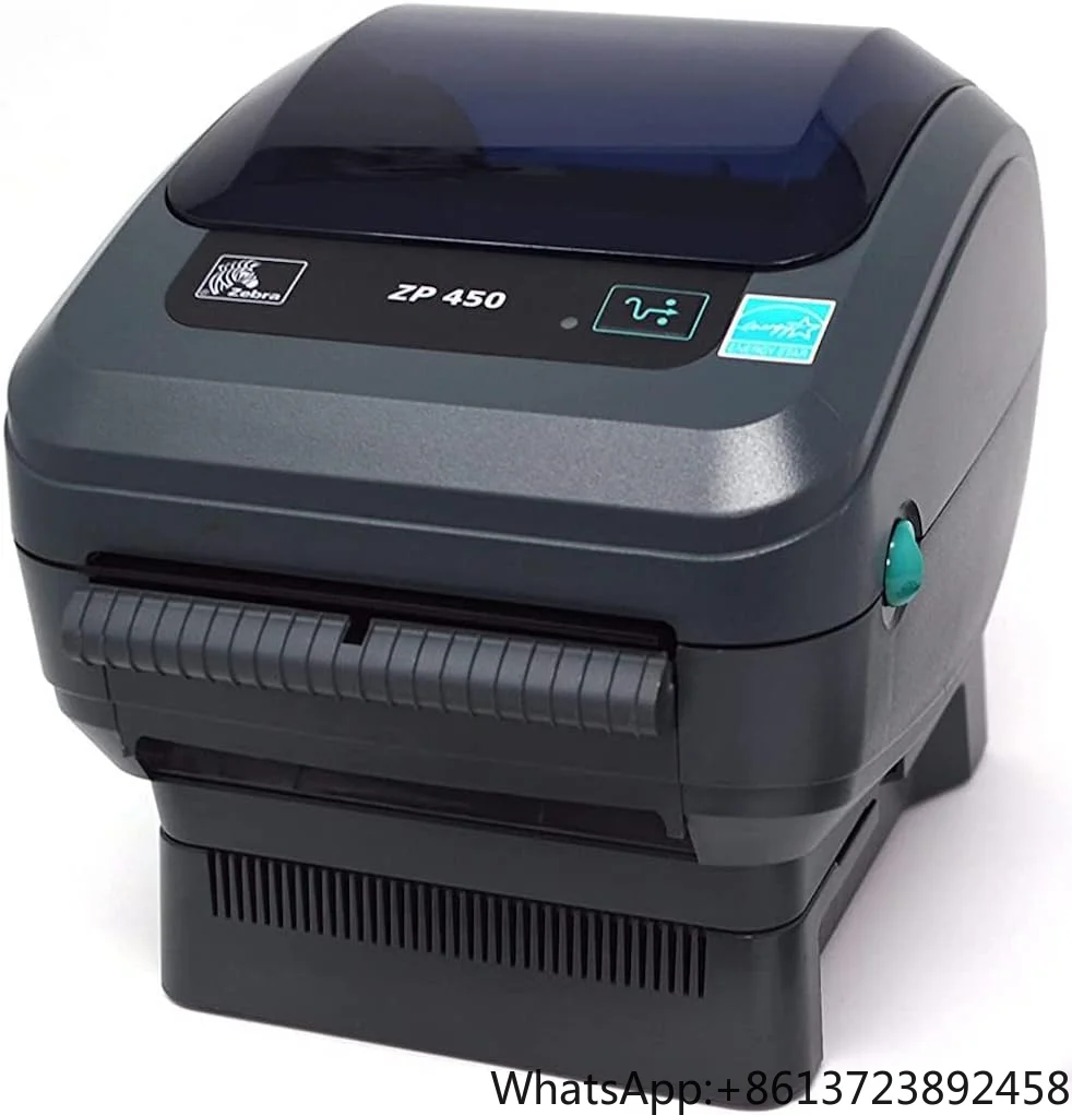 

Ze Bra ZP450 Thermal Printer Black & White Style with USB & Ethernet Connectivity POS Receipt Usage No Power Supply Required