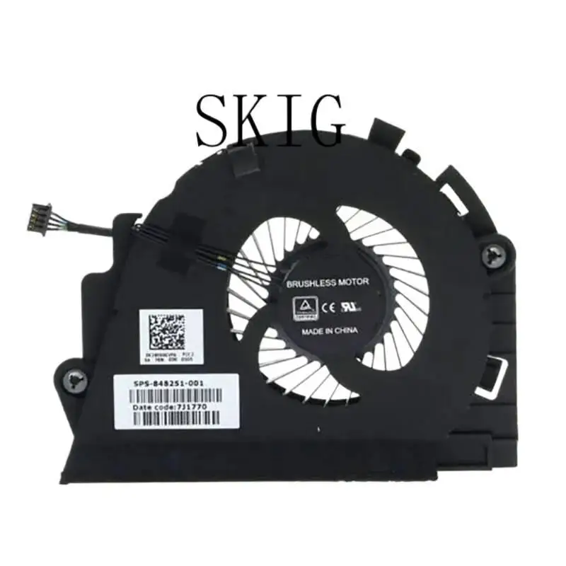 

New CPU cooler fan GPU Cooling Fan For ZBOOK 15 G3 15 G4 848251 -001 848252 -001 (*:*)