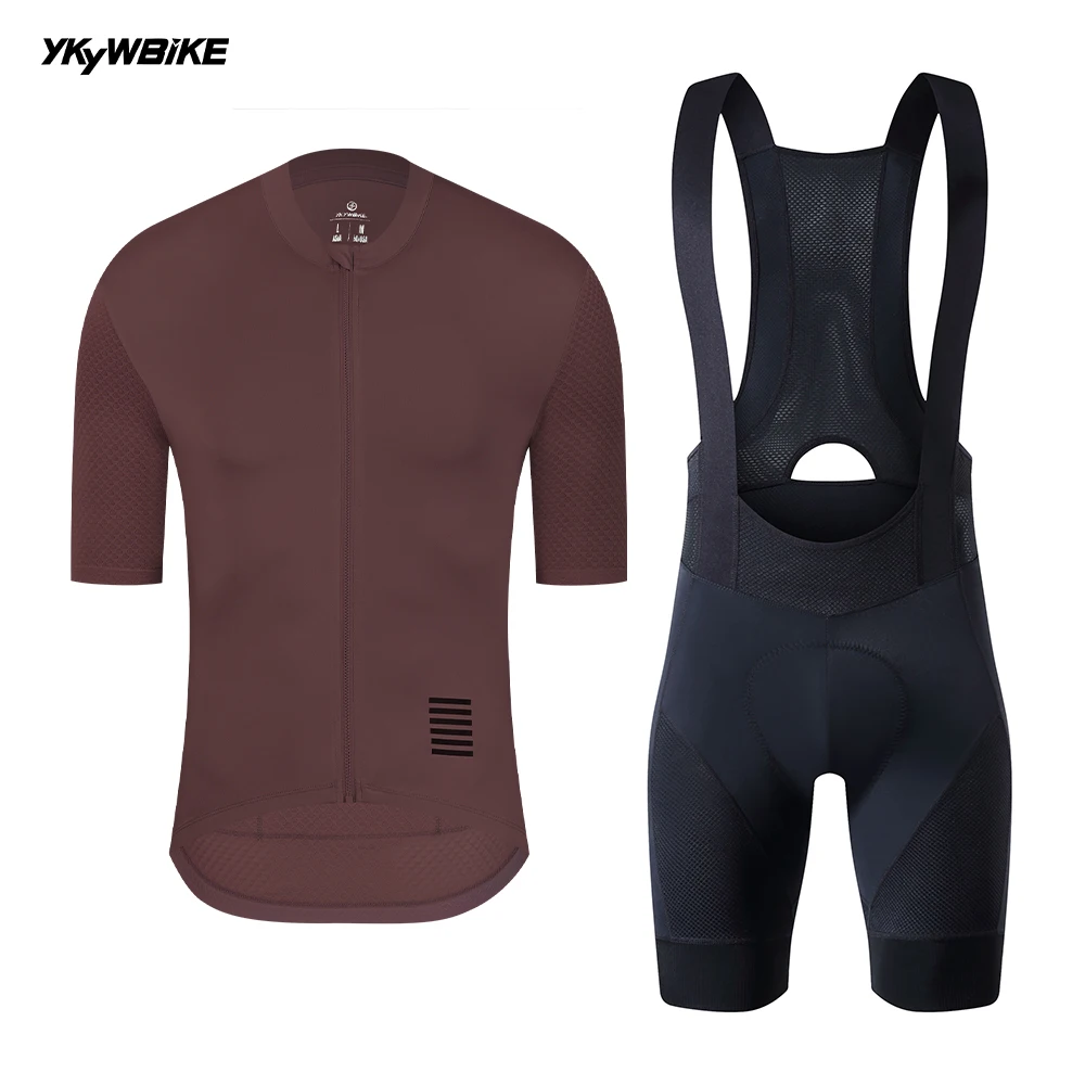 Ykyw Männer Radfahren Kurzarm Trikot Kleidung Set Sommer atmungsaktiv MTB Radsport Träger hose Fahrrad hose Kit Fahrrad anzug Maillot – Detail 15