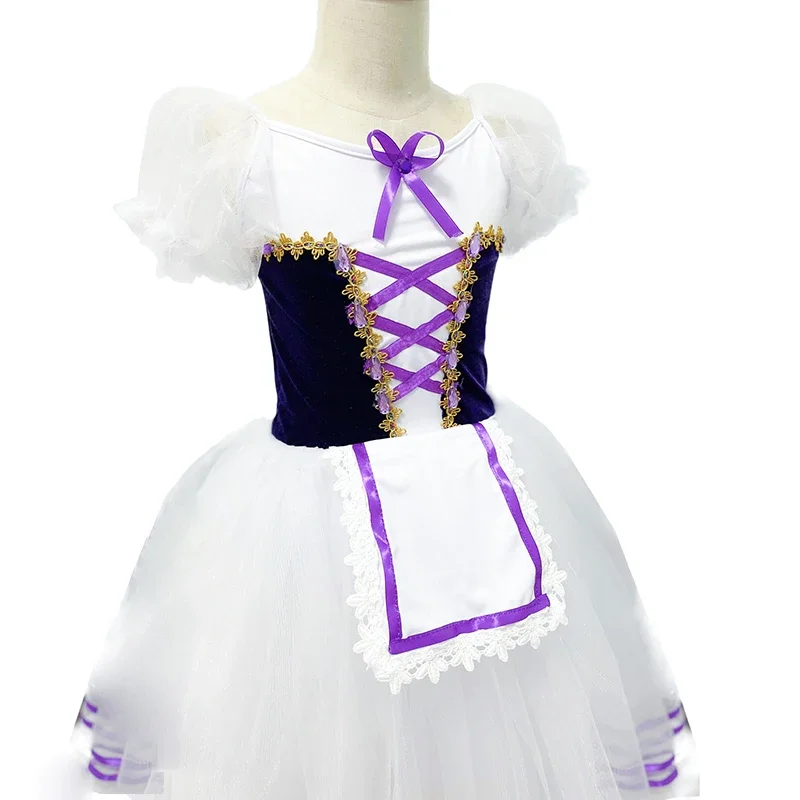 Falda tutú de Ballet para mujer y niña, vestido largo para mujer, ropa de actuación, faldas para danza del vientre de cisne MS93 2023