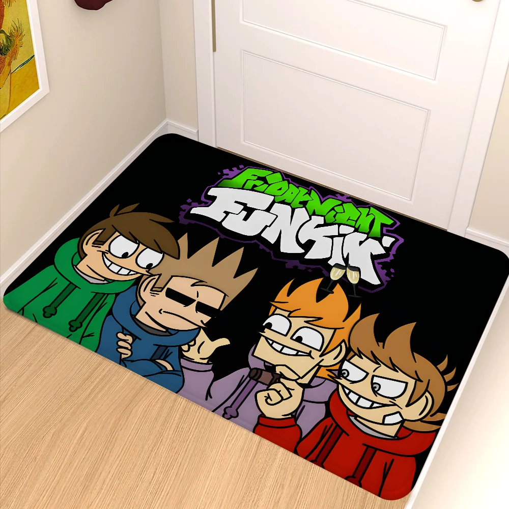 Eddsworld Floor Mat Rectangle Anti-slip Home Soft Badmat Front Door Indoor Outdoor Mat Welcome Doormat