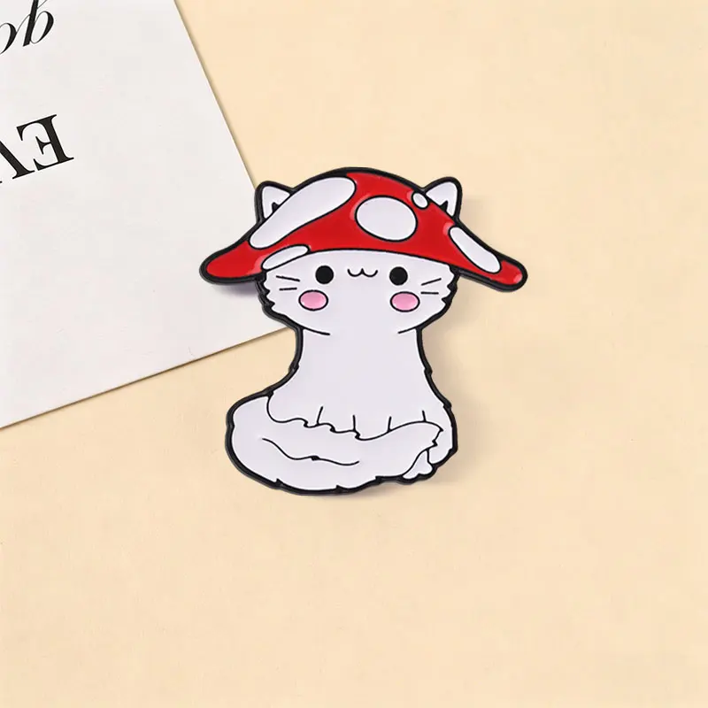 Funny Animal Meme Badges Mushroom Cat Coffee Frog Work Enamel Pins Lemon Raccoon Homebody Froggy Brooch Accessories Gift