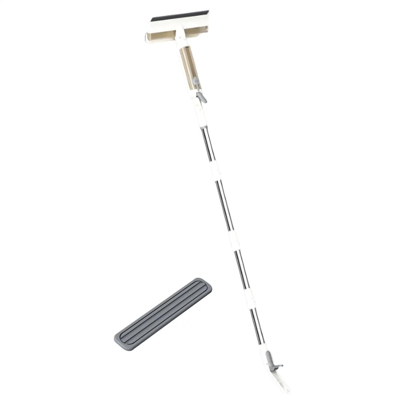 Double Side Mist Retractable Window Cleaner Detachable 74.80inch Long Pole Window Squeegee for Kitchen Shower Bathroom Home Wall