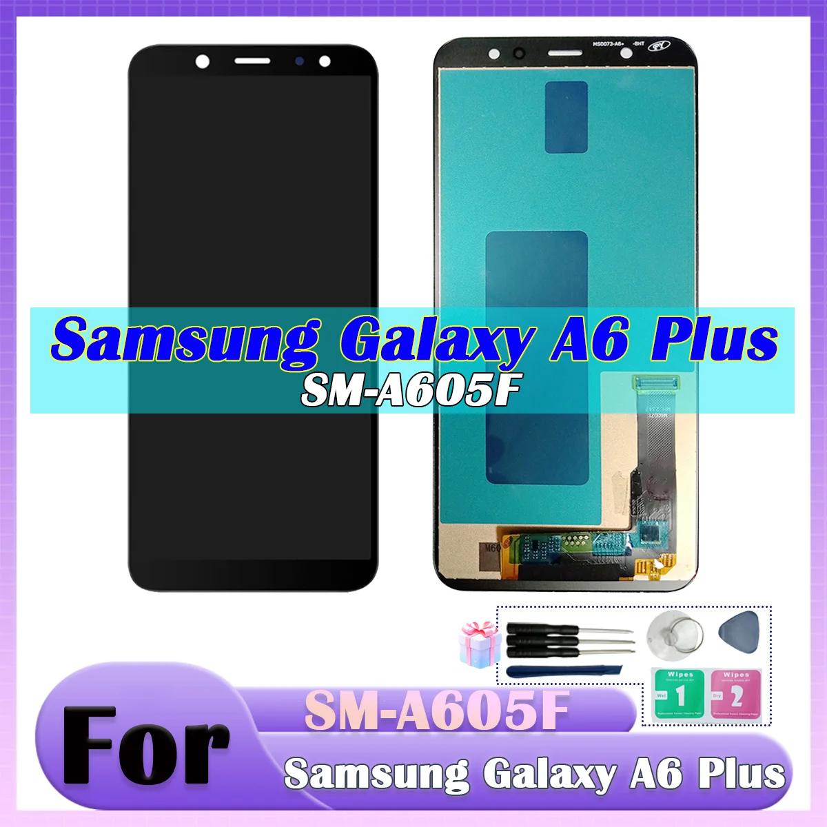 For Samsung Galaxy A6 Plus LCD Display Touch Screen Replacement For SM-A605FN SM-A605G SM-A605F LCD Display