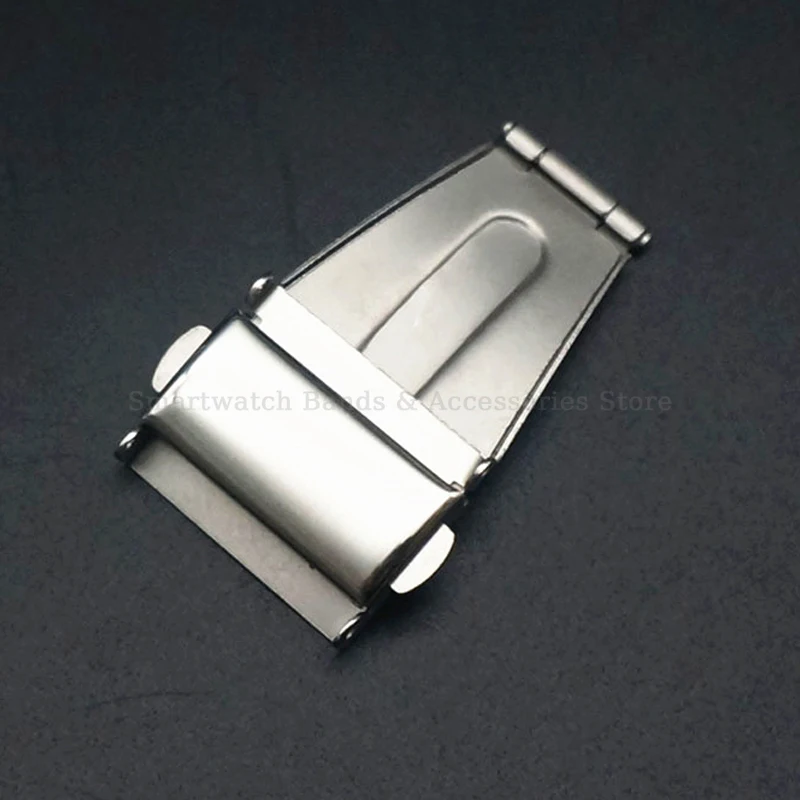 شريط مشبك صلب قابل للطي ، إبزيم ساعة صلب مقاوم للصدأ ، 9 ، 10 ، 11 ، 12 ، 12 ، 13 ، 14 ، 15 ، 16 ، 17 ، 18 19 ، 20 ، 21