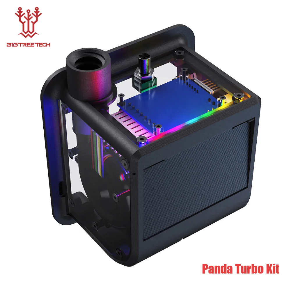BIGTREETECH Panda Turbo Kit 3X Cooling Power Plug & Play ABS-GF Shell RGB Lighting Pair With Panda Jetpack For BambuLab X1 P1