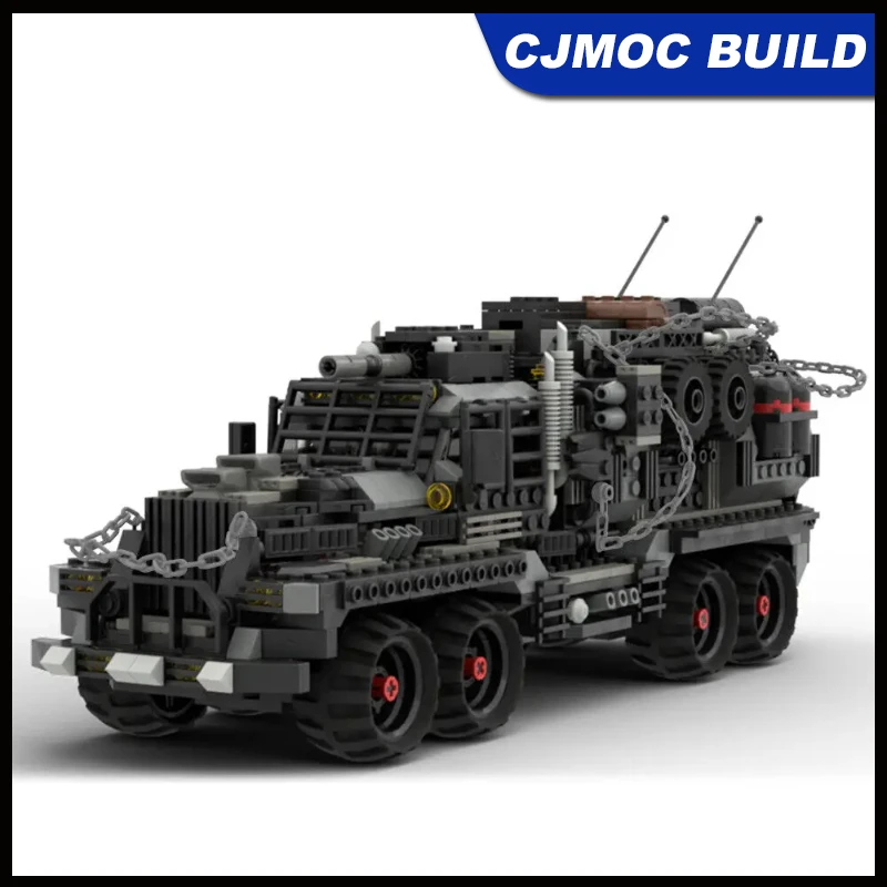 

1298 Pieces MOC 8x8 Offroad Truck Model With a Rotable Cannon Building Block DIY Assembling Brick Toys MOC-116001