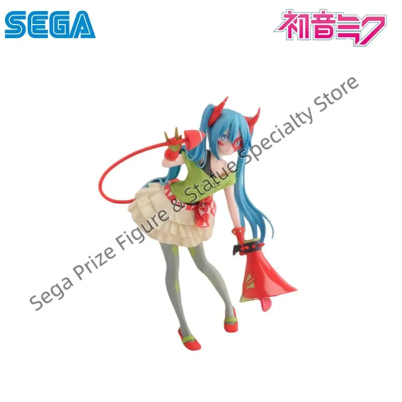 Sega Instock Original Box Model Hatsune Miku De:monstar Sakura Miku Ribbon Girl 15Th Anniversary Murakami Collectible Figure