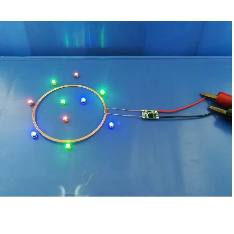 0~80mm Long-distance Wireless Power Supply Module Wireless Power Supply Lamp 5V Wireless Power Supply Coil Module