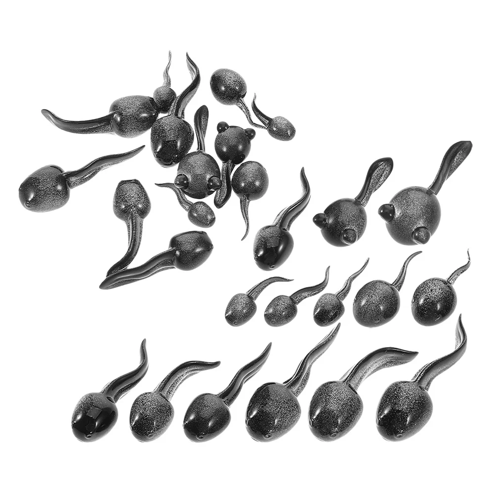 26 قطعة المشهد الصغير الشرغوف ديكور صغير الراتنج الشرغوف تمثال ل الطحلب البستنة حوض السمك بونساي تررم الديكور صغير #6