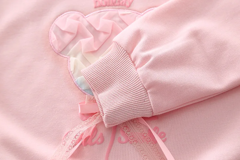 Girls Clothing Sets Spring Autumn 2024 Children Casual Sweatshirts Tops Denim Pants 2pcs Sports Suit For Baby Tracksuits Kids 5Y