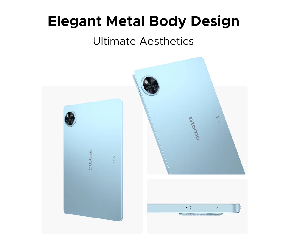 Global Version DOOGEE U11 Android 15 Tablet 11" Ultra-clear 90Hz Display 16GB(4+12) 128GB 8580mAh Battery Unisoc T606 octa-core
