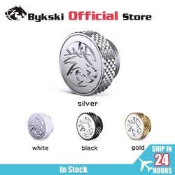 BYKSKI spina G1/4 ''filettatura sistema di raffreddamento ad acqua costruzione di metallo chiusura di tenuta radiatore spina di estremità accessori per PC raccordo B-PD5-DG