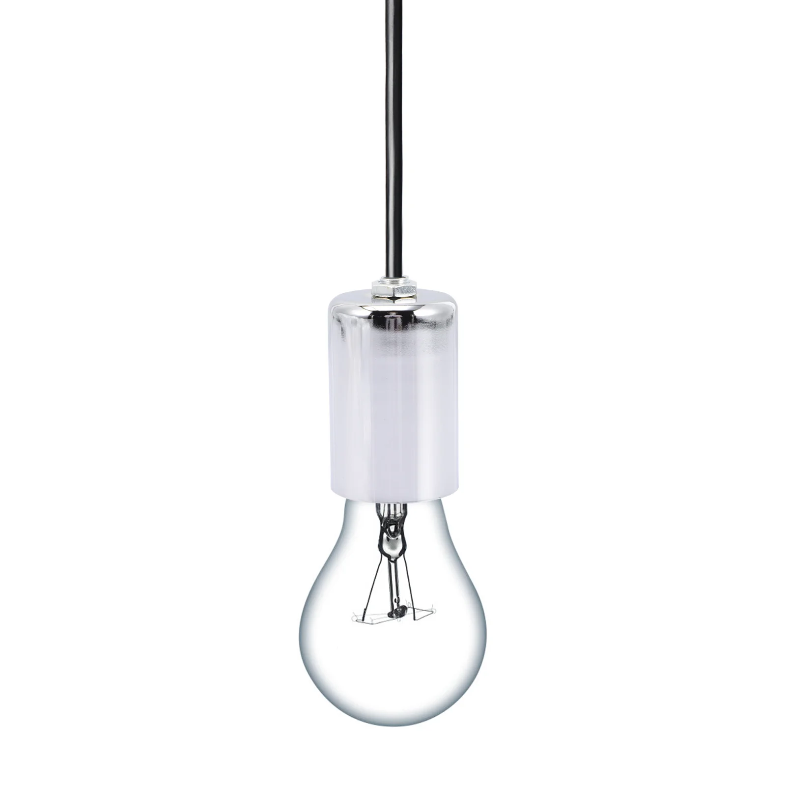 

2Pcs E27 Thread Lamp Holder Threaded Texture Easy Installation for Any Styled Space Decorative E27 Thread Lamp Holder