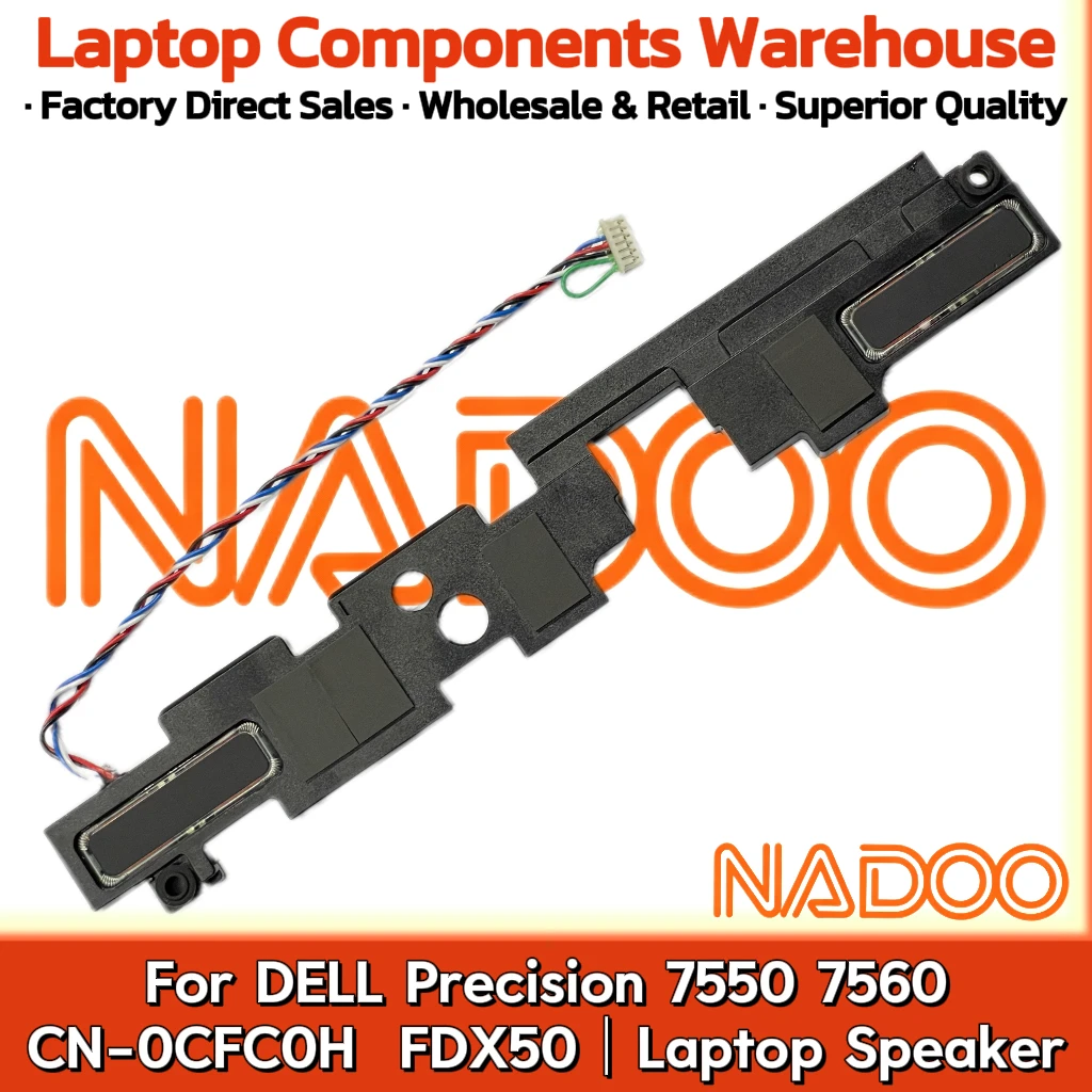 New Original Laptop Notebook Audio Speaker For DELL Precision 7550 7560 CN-0CFC0H  FDX50 built-in speaker horn audio