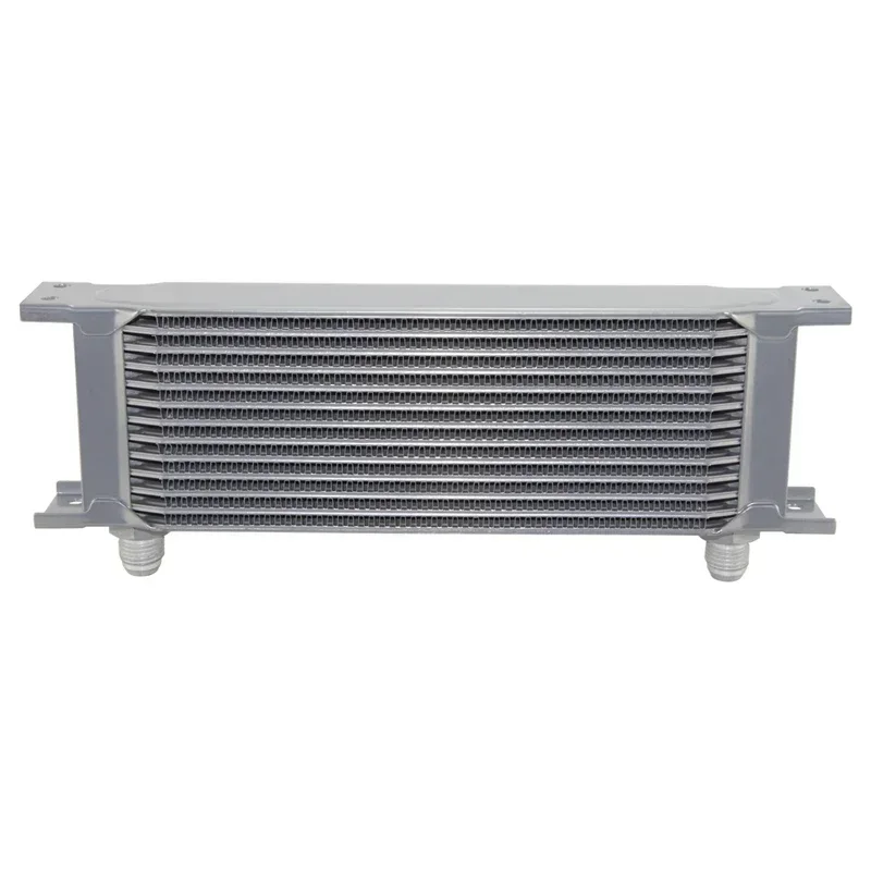 Black/Silver 13 Row 8AN Universal Engine Transmission Oil Cooler 3/4