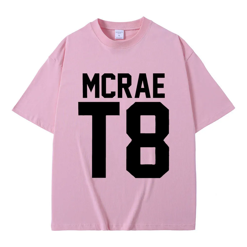 Singer Tate Mcrae T8 Graphic T Shirts Men Women Fashion Vintage Trend T-shirt Summer Male Casual Oversized Crewneck Short Sleeve