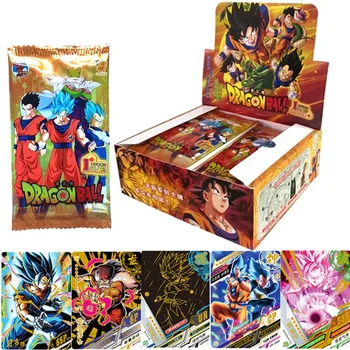 Dragon Ball Z Edition Anime Figures Hero Card Son Son Goku Super Saiyazi Vegeta Iv Bronzing Barrage Flash Card Game Collection Cards