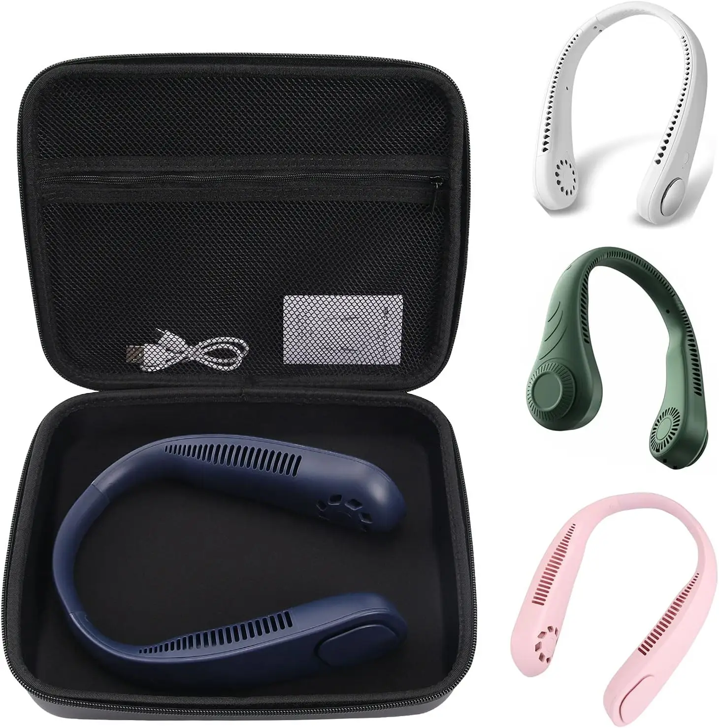 

Universal Neck Fan Travel Case - Waterproof, Shockproof Storage Box for Hanging Fans