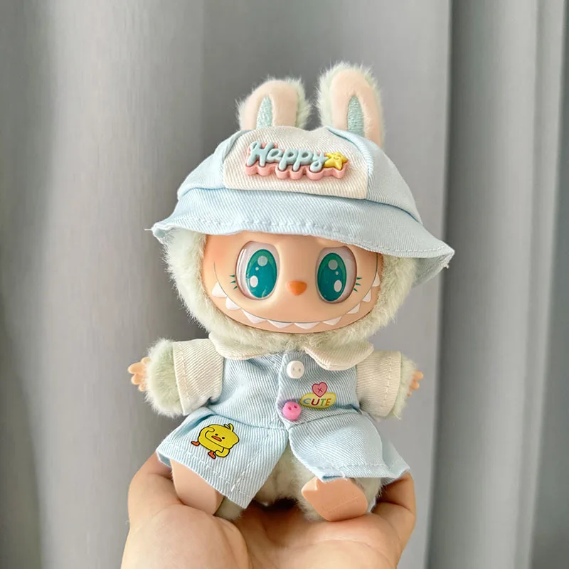 Mini Plush Doll'S Clothes Outfit Accessories For Korea Kpop Exo Labubu V1 V2 Idol Dolls Sit party kindergarten hat set Clothing