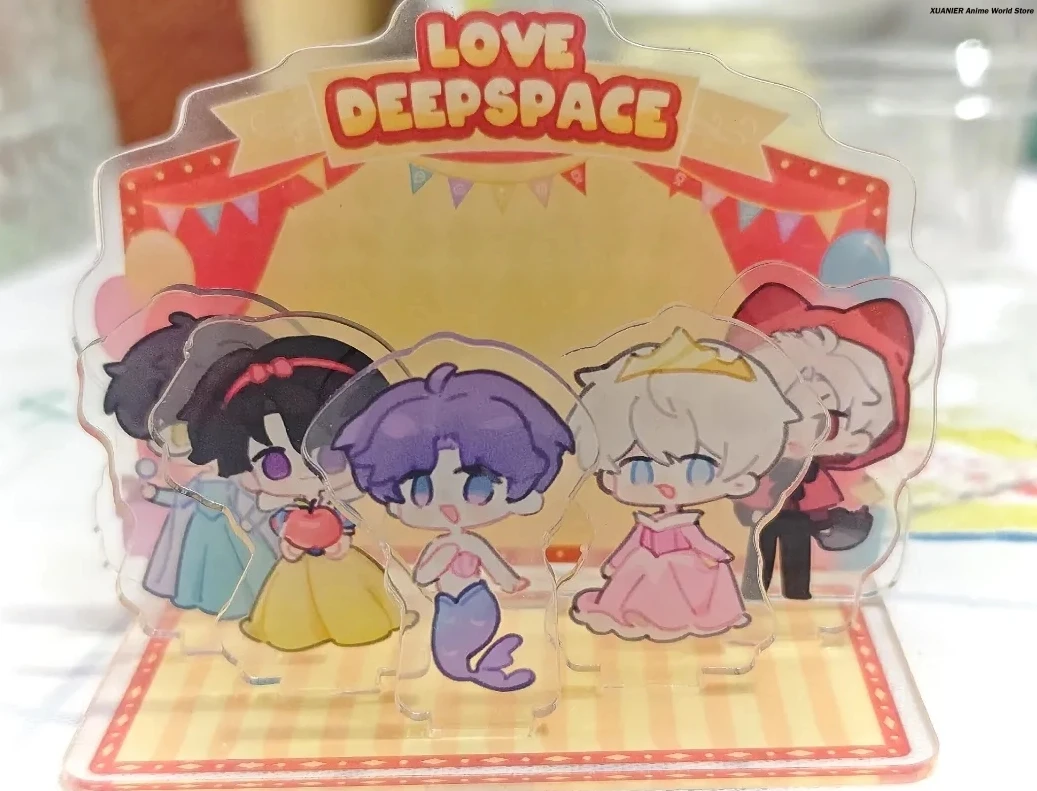 Gioco Doujin Xavier Caleb Sylus Rafayel Zayne Love and Deepspace Figura carina Supporto in acrilico Modello Piastra Cartoon Decorazione da tavolo