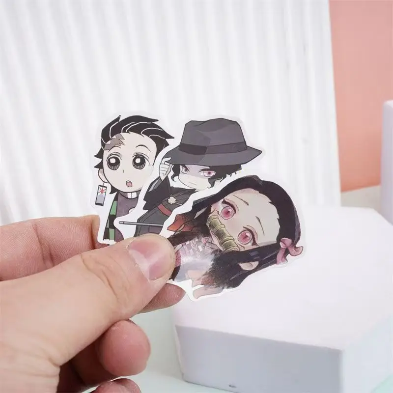 60Pieces New Anime Stickers for Kid Toy DIY Laptop Skateboard Car Cute  Decoration Sticker